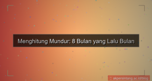 gambar 8 bulan yang lalu bulan apa