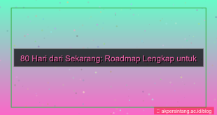 tampilan 80 hari dari sekarang