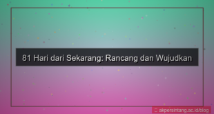 desain 81 hari dari sekarang