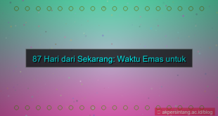 tampilan 87 hari dari sekarang