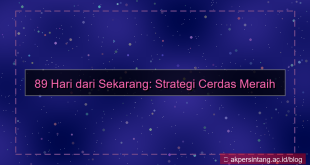 visual 89 hari dari sekarang