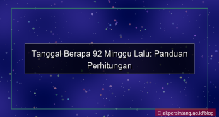 gambar 92 minggu yang lalu tanggal berapa