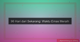 desain 96 hari dari sekarang