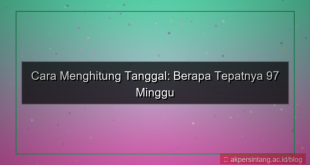 ilustrasi 97 minggu yang lalu tanggal berapa