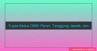 ilustrasi apa saja tugas ketua osis
