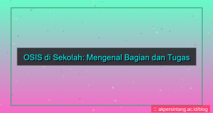 ilustrasi bagian osis dan tugasnya