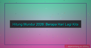 desain berapa hari lagi tahun 2026
