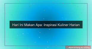 hari ini makan apa