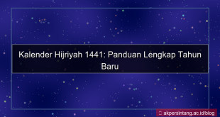 desain kalender hijriyah 1441