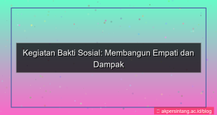 kegiatan bakti sosial