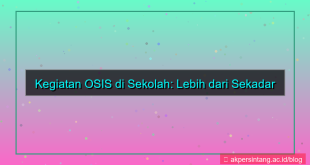 kegiatan osis di sekolah