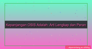 ilustrasi kepanjangan osis adalah