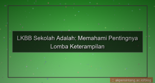 konten lkbb sekolah adalah