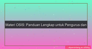 konten materi osis