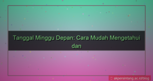 gambar minggu depan tanggal berapa