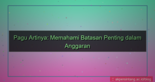 pagu artinya