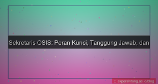 visual pekerjaan sekretaris osis