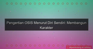 tampilan pengertian osis menurut diri sendiri