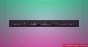 gambar peran serta pengurus osis dalam melaksanakan tata tertib siswa adalah