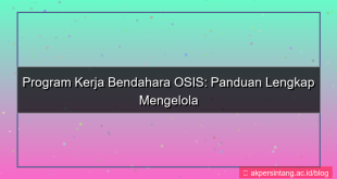 gambar program kerja bendahara osis