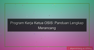 gambar program kerja ketua osis