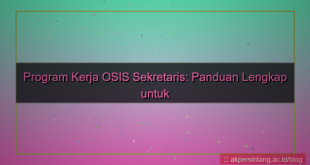 gambar program kerja osis sekretaris