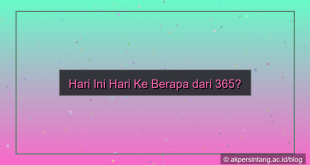 desain sekarang hari ke berapa dari 365 hari