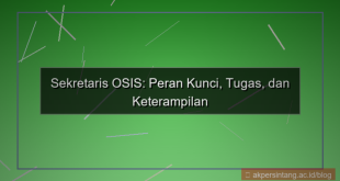ilustrasi sekretaris osis
