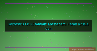 gambar sekretaris osis adalah