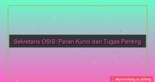 konten sekretaris osis ngapain aja