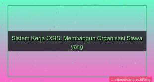 sistem kerja osis