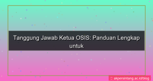 konten tanggung jawab ketua osis