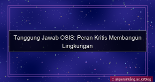 ilustrasi tanggung jawab osis
