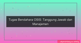 desain tugas bendahara osis