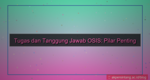 tampilan tugas dan tanggung jawab osis