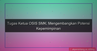 gambar tugas ketua osis smk