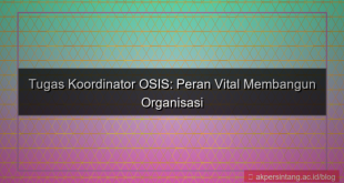 tampilan tugas koordinator osis
