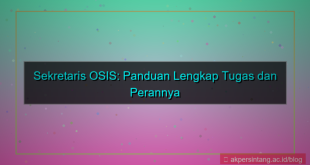gambar tugas sekertaris osis