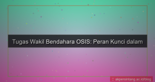 gambar tugas wakil bendahara osis