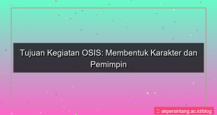 gambar tujuan kegiatan osis