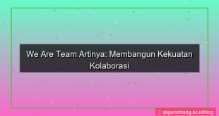 desain we are team artinya