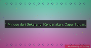 visual 1 minggu dari sekarang