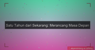 desain 1 tahun dari sekarang