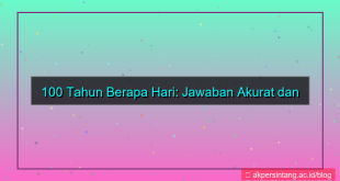100 tahun berapa hari