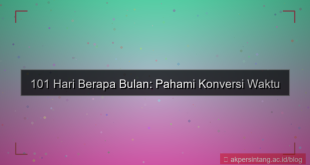 tampilan 101 hari berapa bulan