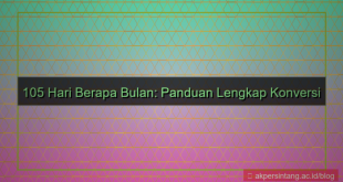 ilustrasi 105 hari berapa bulan