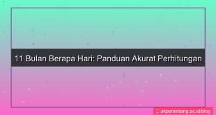 desain 11 bulan berapa hari