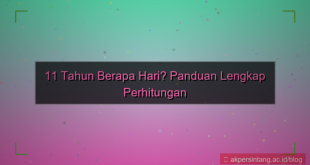 desain 11 tahun berapa hari