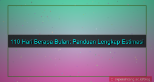 gambar 110 hari berapa bulan