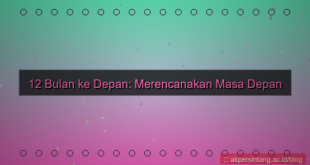 12 bulan dari sekarang